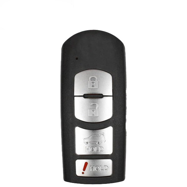 2010-2019 Mazda / 4-Button Smart Key SHELL / WAZSKE13D01 (SKS-MAZ-13D01-4B)