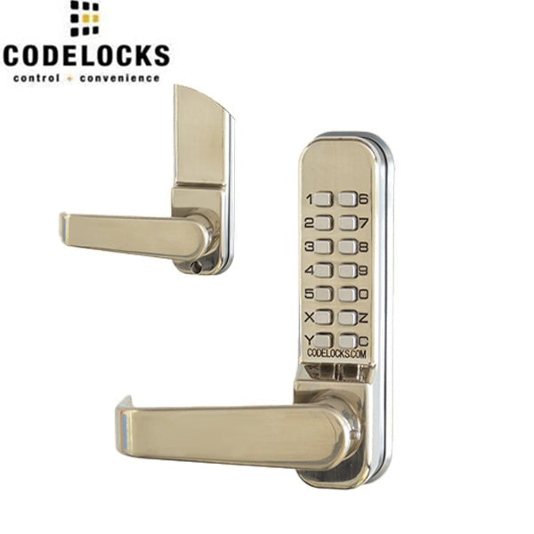CodeLocks - CL415 - Mechanical Lock - Medium Duty - Optional Backset - Tubular Latch Bolt - Passage Function - Optional Finish