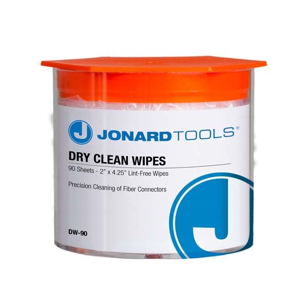 Jonard Tools - Dry Wipes for Cleaning Fiber