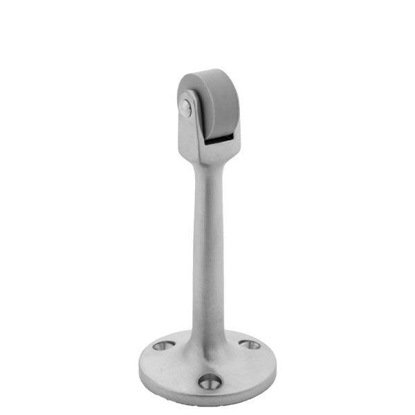IVES - RB472 - Straight Roller Bumper - 6" Projection - Satin Nickel