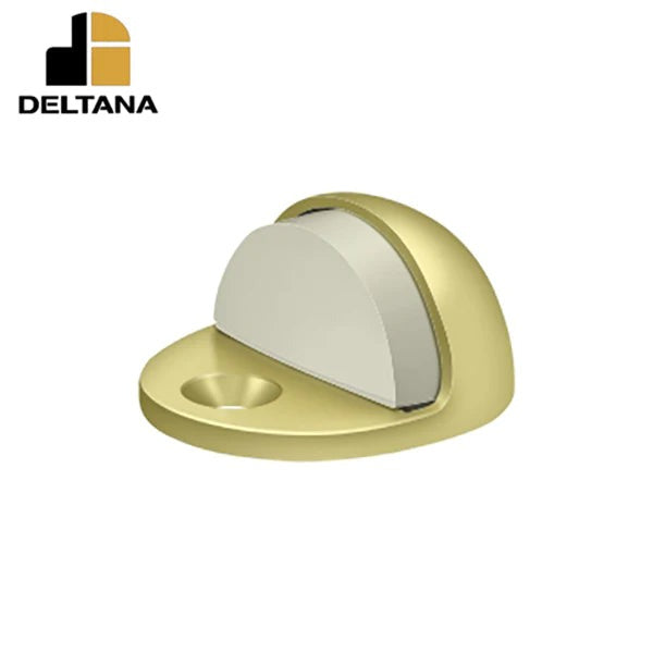Deltana - Dome Stop Low Profile - Solid Brass - Optional Finish