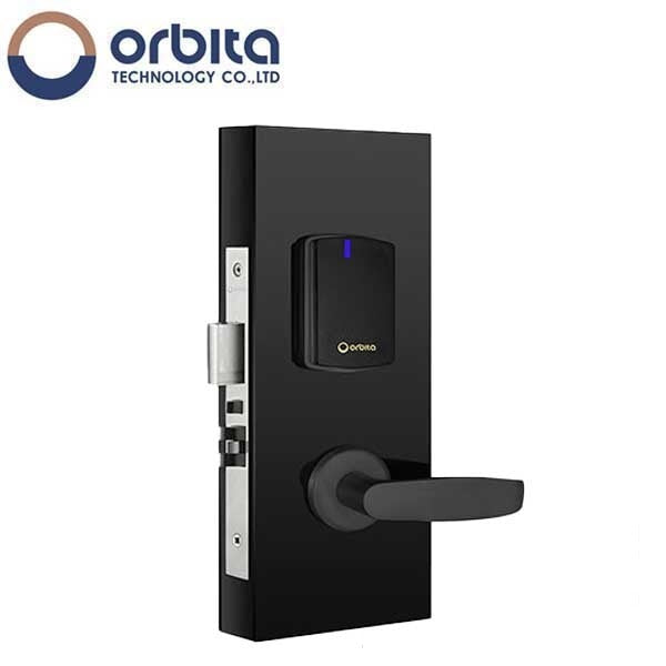 Orbita - S3072 - Mortise Hotel Lock - SPLIT Design - RFID - Hidden Cylinder - Optional Lever Style - 6 VDC - Optional Finish - Grade 2