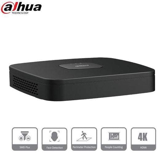 Dahua / 8 Channel / 8MP / 4K NVR / 1 SATA / 2TB HDD / DH-N41C2P2