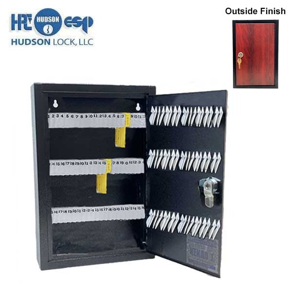 HPC - Single-Tag Kekab - 120 Key Capacity - Black with Red Wood Finish