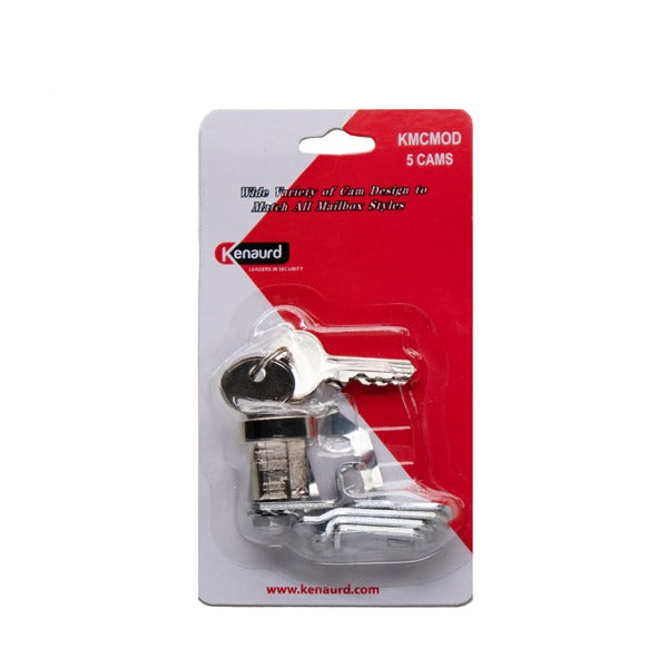 10 x Exterior Weatherproof Mailbox Locks - Multi-Cam - HL1 Keyway - Keyed Different - US14 Bright Nickel (Bundle of 10)