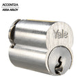 Accentra (Formerly Yale) - 1210 - Large Format IC Core - LFIC - PARA Keyway - 6 Pins - 626 - Satin Chrome