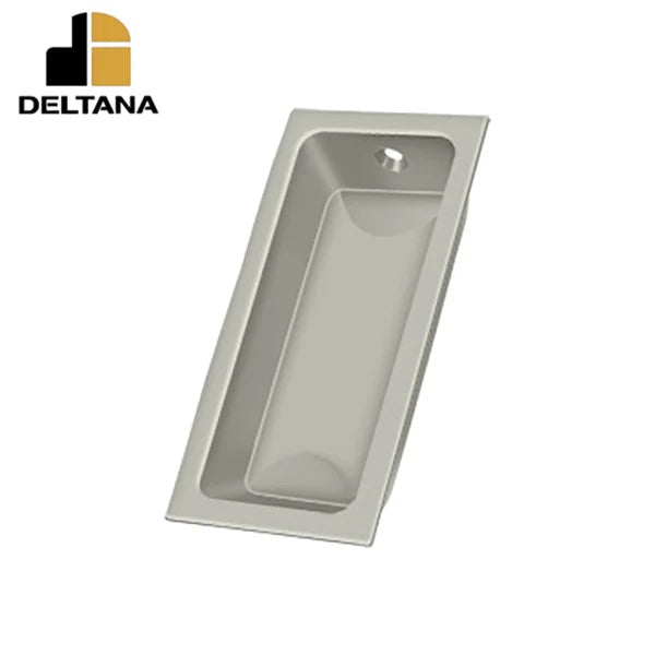 Deltana - Flush Pull - Large - 3-5/8" x 1-3/4" x 1/2" - Optional Finish