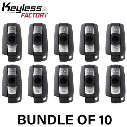 10 x 2004-2010 BMW 3 / 5 Series / 3-Button Smart Key / PN: 6986583-04 / KR55WK49147 / 315 MHz (Comfort Access) (AFTERMARKET) (BUNDLE OF 10)