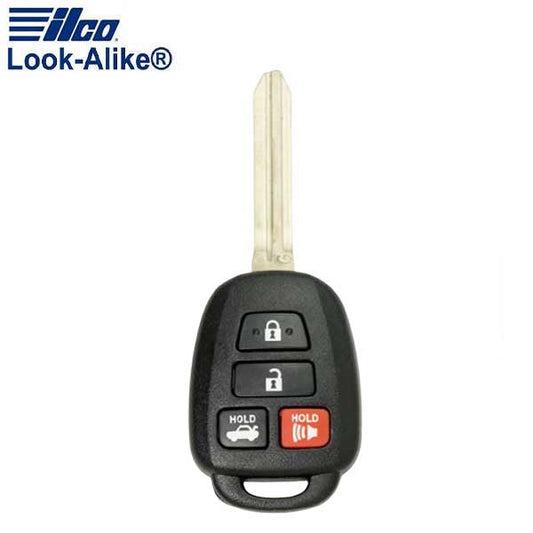 2012-2014 Toyota / 4-Button Remote Head Key / PN: 89070-06420 / HYQ12BDM (AFTERMARKET)
