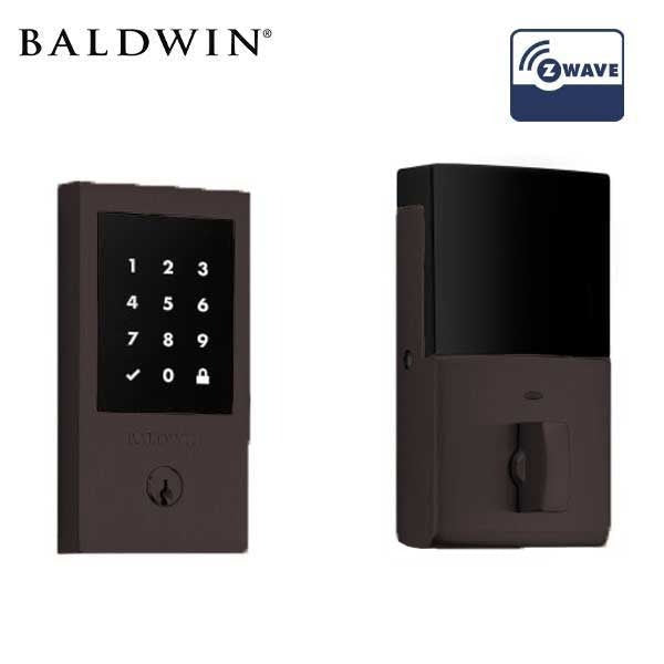 Baldwin Estate - 8225 Minneapolis Electronic Smart Deadbolt - Singl Cyl - Z-Wave - 112 - Venetian Bronze - Grade 2