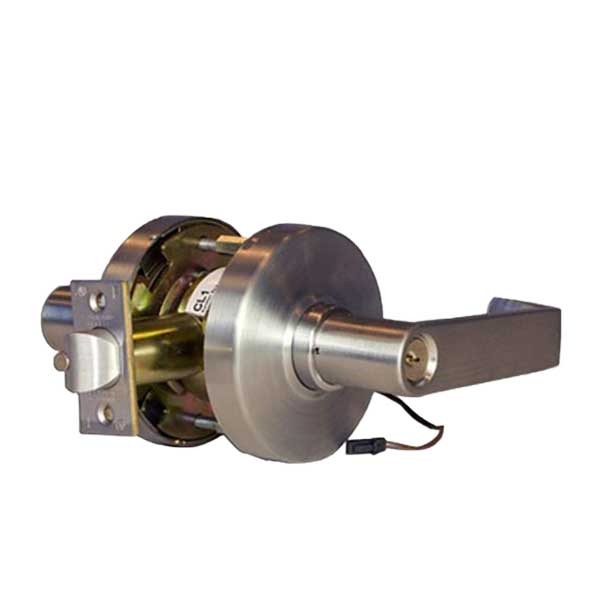 Command Access - Electrified Cylindrical Clutch Lever Set - Fail Safe - Storeroom - L6 Lever - 12/24V - Optional Finish - Grade 1
