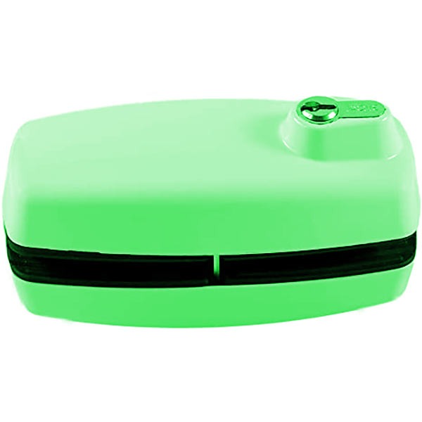 GAAB - T180 - Tempered Frameless Glass Door Lock - Reversible - 10 -12mm Doors - YALE Keyway - Green