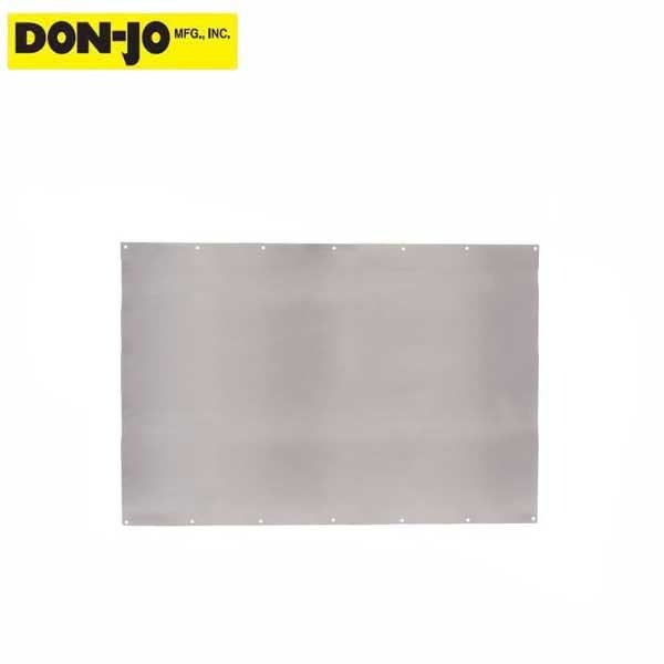Don-Jo - 90 - Metal Kick Plate - Optional Dimensions & Finishes