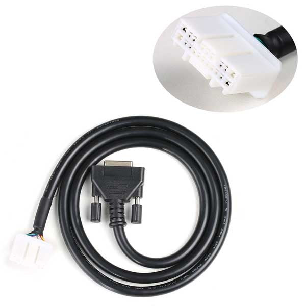 Autel - TESKIT - Diagnostic Adapter Cables for Tesla S / X Models Work - Works with MaxiSYS Ultra / MS909 / MS919 Tablet