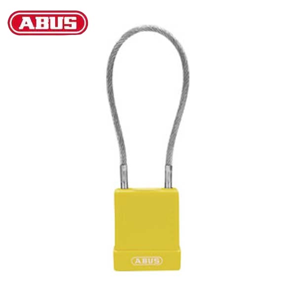 Abus - 764146 - Plastic-Covered Aluminum Core Padlock 76/40Cab 8" - Optional Keying - Optional Finish