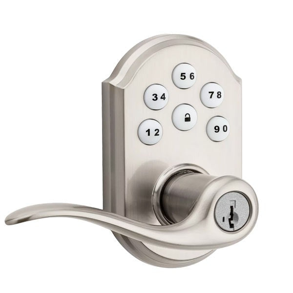Kwikset - SmartCode 912TNL-TRL - Electronic Lever Set - Zigbee Technology - 15 - Satin Nickel - SmartKey Technology - Grade 2