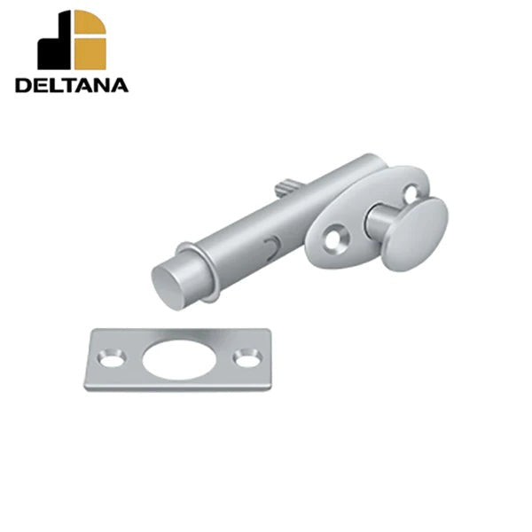Deltana - Mortise Bolt - 1-3/4" Backset - 7/16" Bolt Throw - Optional Finish