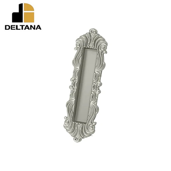 Deltana - Flush Pull - Victorian - Heavy Duty - 7" x 2-1/4" x 5/8" - Solid Brass - Optional Finish