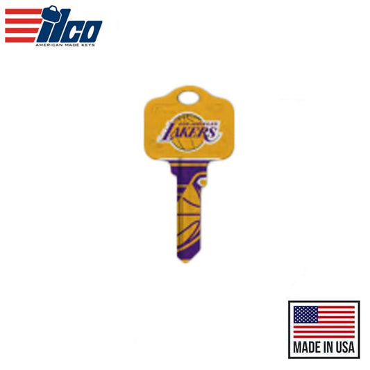 Ilco - NBA TeamKeys - Key Blank - Los Angeles Lakers - KW1 (5 Pack)