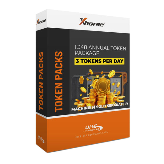Xhorse - 3 Tokens Each Day For One Year For Key Tool MAX/Key Tool Plus 96Bit ID48 Clone