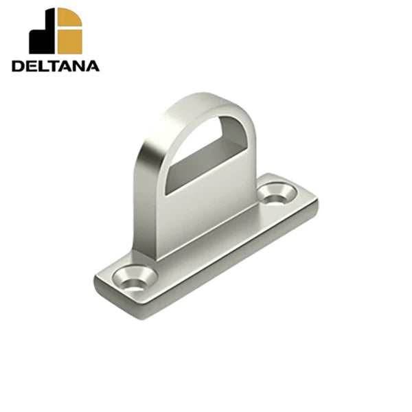 Deltana - Offset Heavy Duty Strike for Heavy Duty Bolt - Solid Brass - Optional Finish