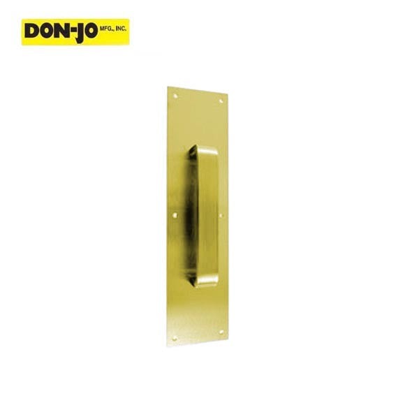 Don-Jo - 7130 - Pull Plate - 6" CTC - Optional Finish