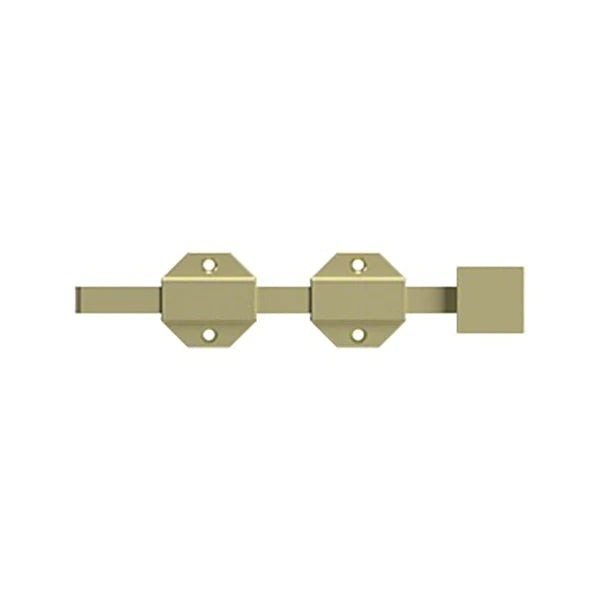 Deltana - 8" Modern Surface Bolt - Heavy Duty - Solid Brass - Optional Finish