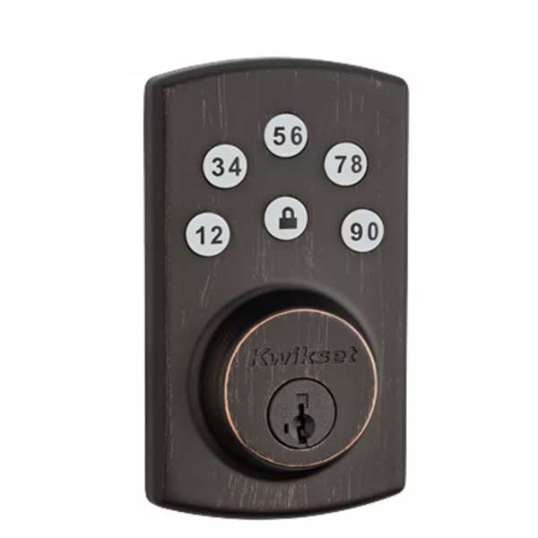 Kwikset - Powerbolt2 - Electronic Deadbolt - US11P - Venetian Bronze