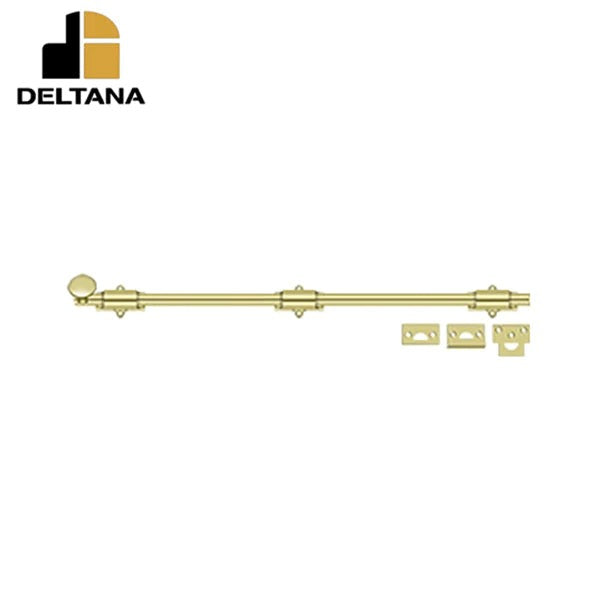 Deltana - 24" Surface Bolt - Heavy Duty - Optional Finish