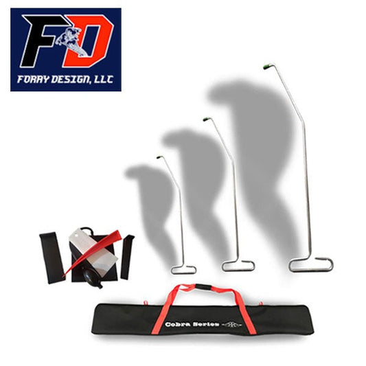 Foray Design - King Cobra Lockout Set & Bag - 32" - 42" - 52" Rods + Super Wedge Set + Bag