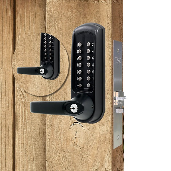 CodeLocks - CL650 - Mechanical Lock - Heavy Duty - 2 3/4" Backset - Mortise Lock - Double Sided - Optional Marine Grade - Grade 2