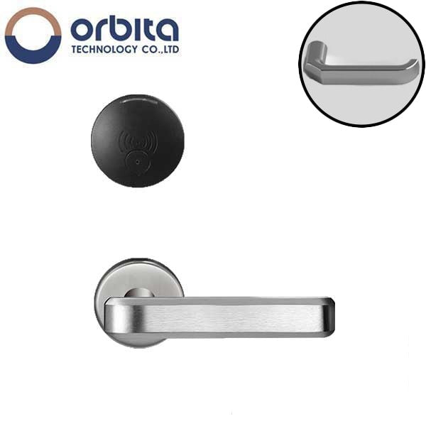 Orbita - S3079 - Mortise Hotel Lock - SPLIT Design - RFID - Optional Lever Style - 6 VDC - Optional Finish - Grade 2
