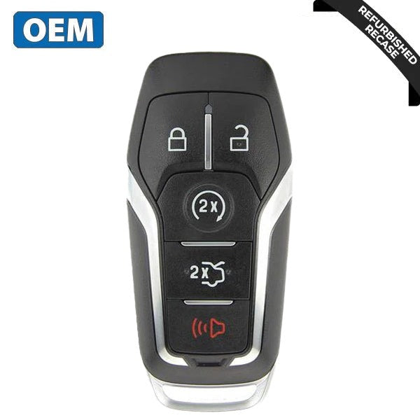 2013-2017 Ford Lincoln / 5-Button Smart Key / PN: 164-R7989 / M3N-A2C31243300 (OEM Recase)