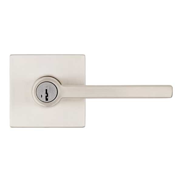 Kwikset - Halifax Lever Set - Square Rose - Optional Finish - Optional Function - SC1 - SmartKey Technology - Grade 2