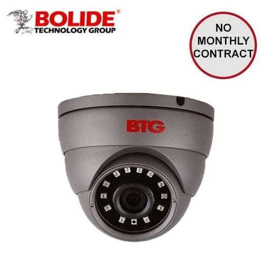 Bolide - BTG1209 - HDCVI / 2MP / Eyeball Camera / Fixed / 3.6mm Lens / IP66 / 20m IR / DC12V / Charcoal Gray