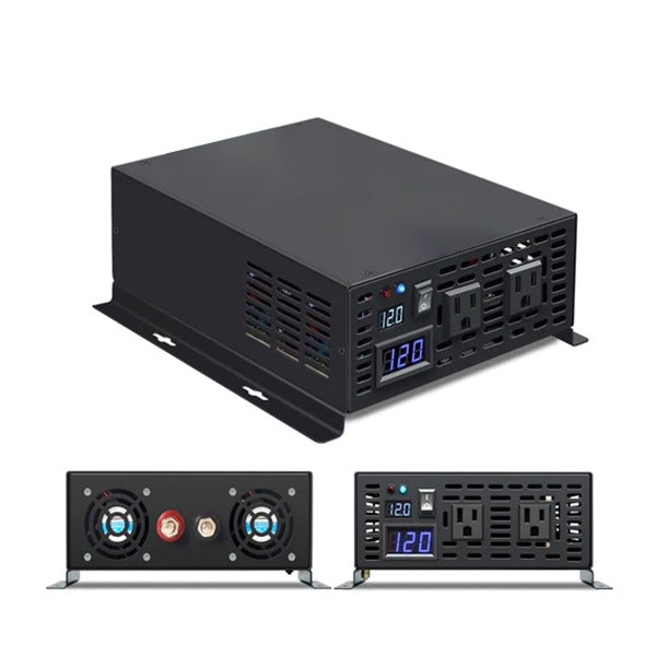 RBP - 12VDC - 1000 Watt Pure Sine Wave Inverter - DC to AC - No USB Ports - Optional Remote Control