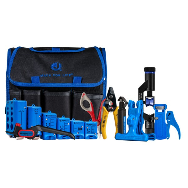 Jonard Tools - Fiber Optic Mid Span Slit & Ring Tool Kit (1.2 mm-18.2 mm)+