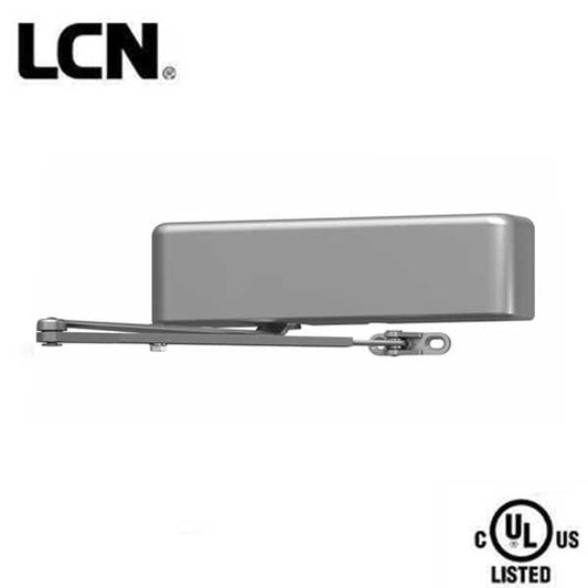LCN - 4021 - Hydraulic Door Closer - Regular Arm - Left Hand - Plastic Cover - Aluminum - Fire Rated - Grade 1