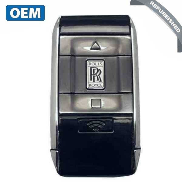 2017-2018 Rolls Royce Cullinan Phantom / 4-Button Smart Key / PN: RR8701081 / YG0HUF7059 / 315Mhz (OEM REFURB)﻿