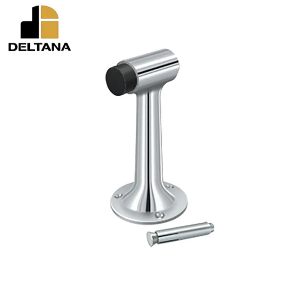 Deltana - Floor Mount - 6" Bumper - Heavy Duty - Solid Brass - Optional Finish