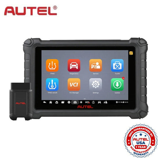 Autel - MaxiTPMS - TS900K-8 - 3-In-1 - TPMS Diagnostic & Service Tool Kit - TS900 Wireless Tablet with Eight 1-Sensors