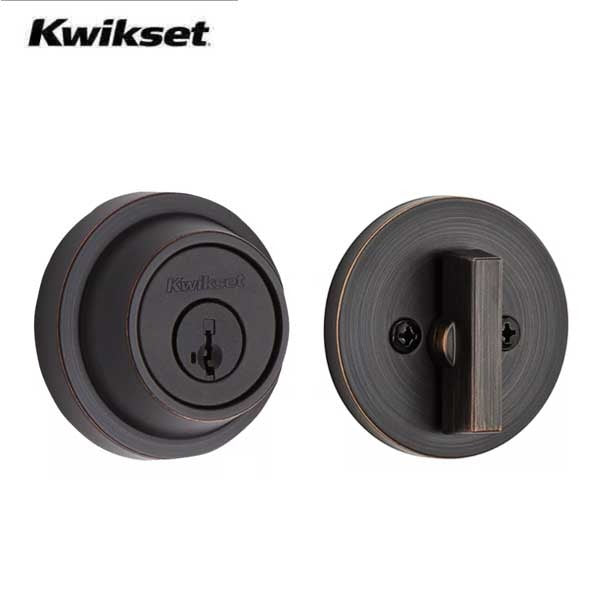 Kwikset - 660 - Residential Deadbolt - Single Cylinder - Optional Rose - Optional Finish - SmartKey Technology - Grade 3