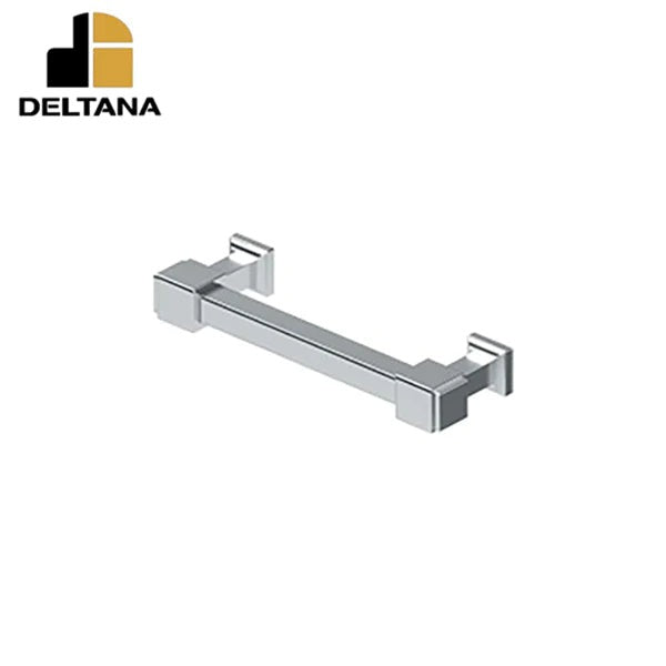 Deltana - Decorative Cabinet Pull - 4" - Manhattan - Solid Brass - Optional Finish