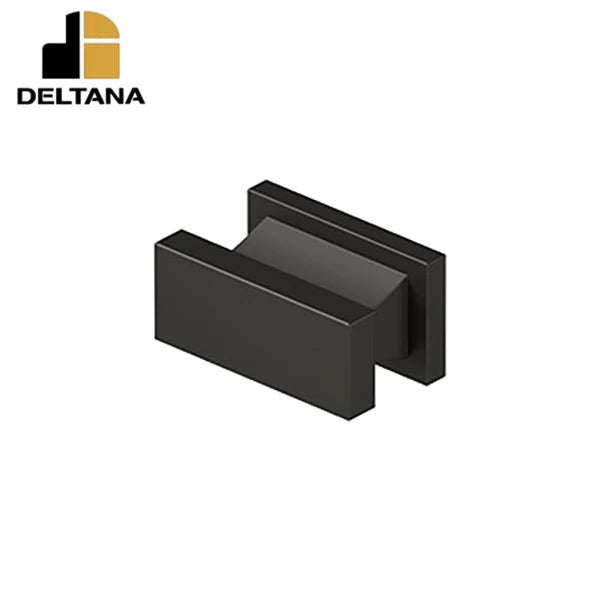 Deltana - Contemporary Knob - Anvil - 3/4" x 1-1/2" x 7/8" - Optional Finish