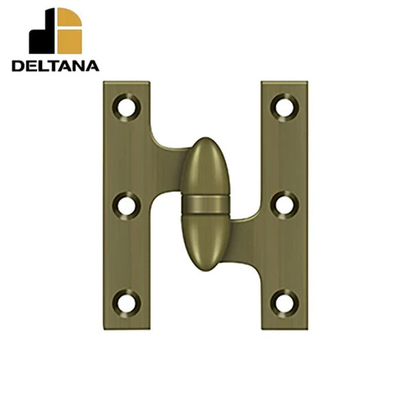 Deltana - 3" x 2-1/2" Hinge - Right Handed - Optional Finish