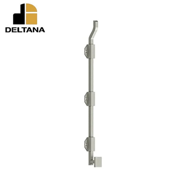 Deltana - 18" Modern Offset Surface Bolt - Heavy Duty - Solid Brass - Optional Finish
