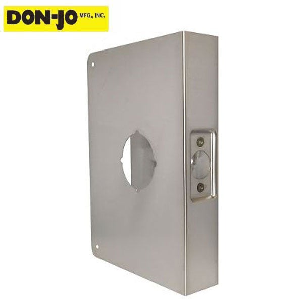 Don-Jo - 33A-CW - Wrap Around Plate - 9" Height - 2-3/4" Backset - Stainless Steel