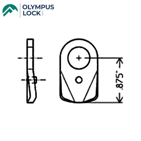 Olympus - 720 Series - 3-1 - 0.875" Short Cam For Inverted Function