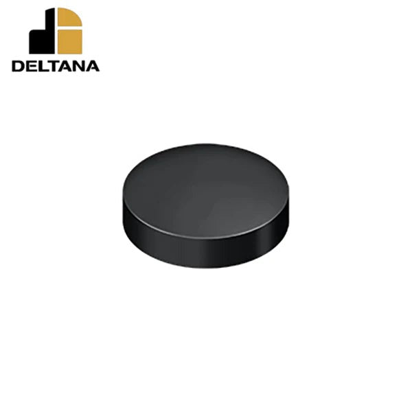 Deltana - Screw Cover - Round - Flat - 1" Diam - Optional Finish