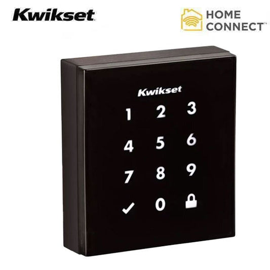 Kwikset - Obsidian - Electronic Touchscreen Smart Deadbolt - 11P - Z-Wave Plus - Venetian Bronze - Home Connect